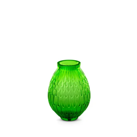 LALIQUE Plumes small vase