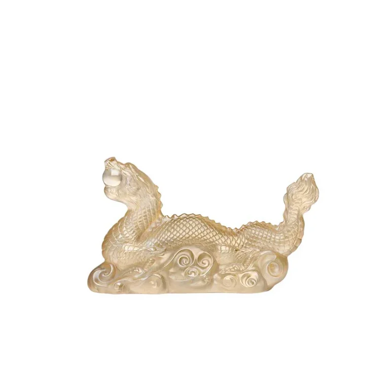 LALIQUE Tianlong Dragon Sculpture