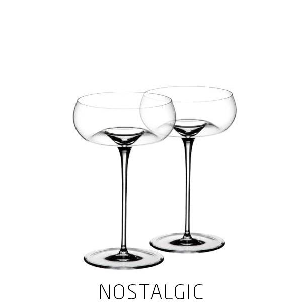 ZIEHER NOSTALGIC Cocktails or Food Glass 2 pcs